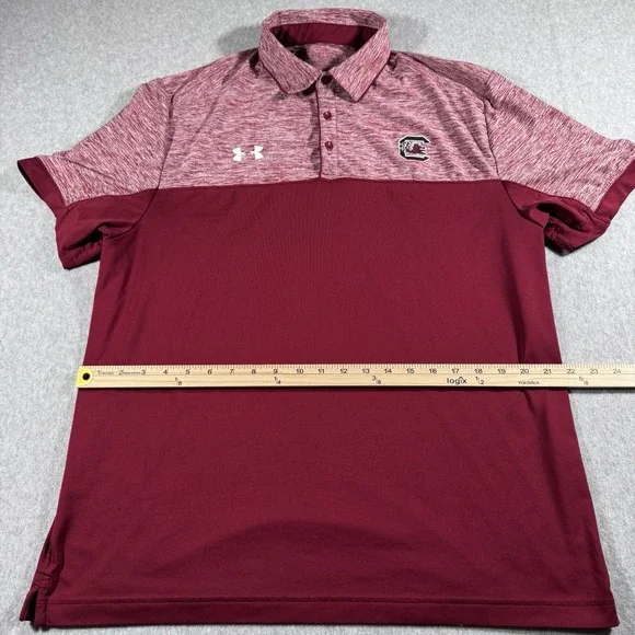 Under Armour South Carolina Gamecocks Men's Dri Fit Polo - Picture 2 of 6